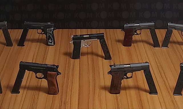 Rize'de silah kaçakçılığı operasyonu: 9 gözaltı
