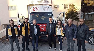 Sağlık Müdürlüğüne ambulans