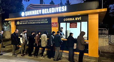 Şahinbey'de her gün 14 bin kişiye çorba ikramı