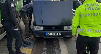 Sahte plakayla trafiğe çıktı; 40 bin lira ceza yedi