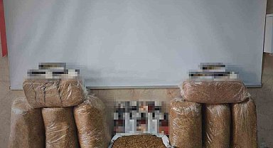 Samsun'da 140 kilo tütün ve 3 bin 500 dal makaron ele geçirildi