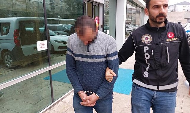 Samsun'da aracında 3 kilo 950 gram skunk ele geçen tır sürücüsü tutuklandı