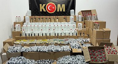 Samsun'da bin 599 litre etil alkol ele geçirildi