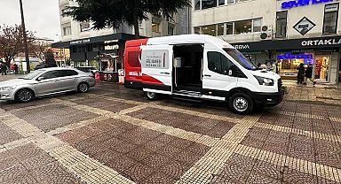 Samsun'da düzensiz göçmenleri tespit eden "Mobil Göç Noktası" aracı hizmette