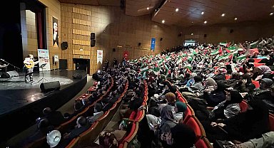 Samsun'da Filistin için hayır çarşısı ve konser