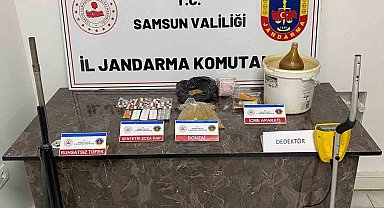 Samsun'da jandarma 500 gram bonzai ele geçirdi