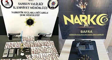 Samsun'da uyuşturucu ile mücadele: Çok sayıda narkotik madde ele geçirildi