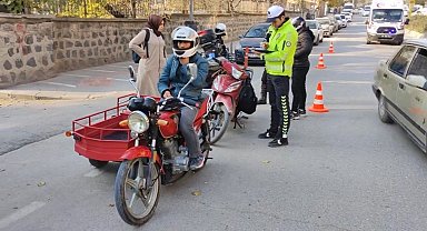 Şanlıurfa'da 72 motosiklet trafikten men edildi