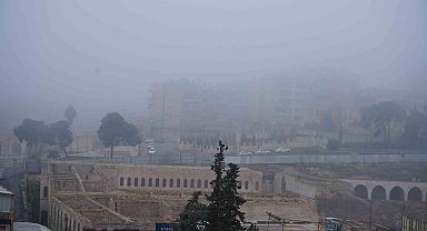 Şanlıurfa'da sis etkili oluyor