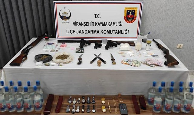 Şanlıurfa'da uyuşturucu operasyonu: 8 gözaltı