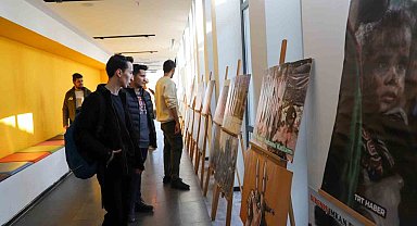 SBTÜ'de 'Filistin Fotoğraf' sergisi açıldı