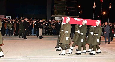 Şehit Piyade Sözleşmeli Er Çağatay Erenoğlu'nun cenazesi memleketi Sinop'ta