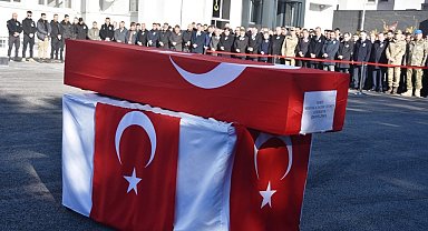 Şehit Uzman Çavuş Yetişen'in naaşı memleketine uğurlandı