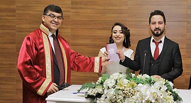 Şehitkamil Nikah Salonu'nda 23 bin 801 kişi mutluluğa "evet" dedi