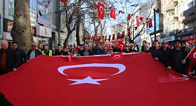 Şehitlerin ismi hep bir ağızdan okundu, terör lanetlendi
