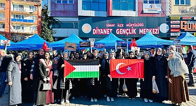 Simav'da Filistin için düzenlenen hayır çarşısından 670 bin TL gelir elde edildi