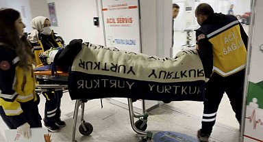 Sinir krizi geçiren eşinden korkan kadın camdan atladı