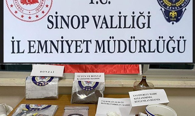 Sinop'ta uyuşturucu operasyonu: 1 gözaltı