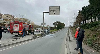 Şişli'de alkollü sürücü kaza yaptı, sağlık ekiplerini reddederek olay yerinden kaçtı