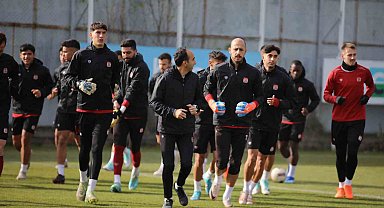 Sivasspor, ara vermeden kupa maçının hazırlıklarına başladı
