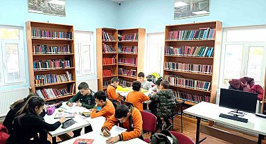 Soğuk havalar kütüphaneye ilgiyi arttırdı