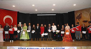 Söke'deki okulda farkındalık etkinliği