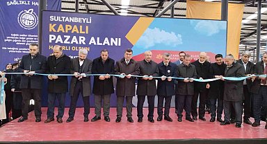 Sultanbeyli kapalı pazar alanı hizmete açıldı