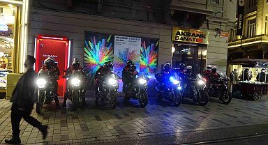 Taksim'de yılbaşı öncesi iş yerlerine denetim yapıldı