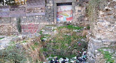Tarihi Cizre Kalesi çöplerden geçilmiyor