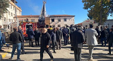 Tarım ve Orman İl Müdürlüğünde korkutan yangın