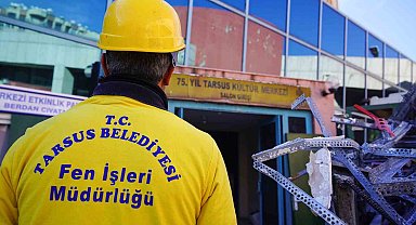 Tarsus'ta 75. Yıl Kültür Merkezi yenileniyor