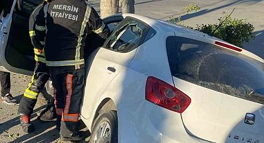Tarsus'ta trafik kazası: 1 yaralı