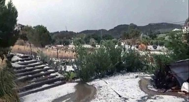 Tatil cenneti Datça beyaz büründü