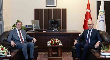 TBMM Başkanı Kurtulmuş, HEDEP grubunu ziyaret etti