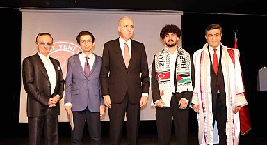 TBMM Başkanı Kurtulmuş : "7 Ekim'den bu yana 22 ülkeden 42 farklı düzeyde cumhurbaşkanı, başbakan, meclis başkanları çoğunlukla olmak üzere müzakere etme imkanı buldum"