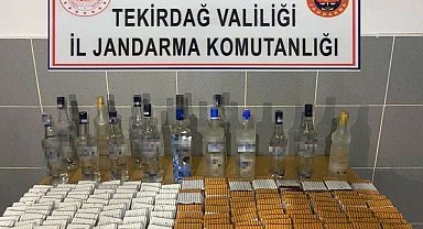 Tekirdağ'da 1 ton 200 litre sahte alkol ele geçirildi