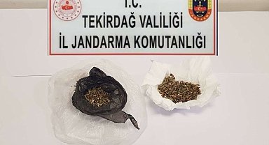 Tekirdağ'da 4 şüpheli uyuşturucudan yakalandı