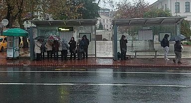 Tekirdağ'da sağanak yağış