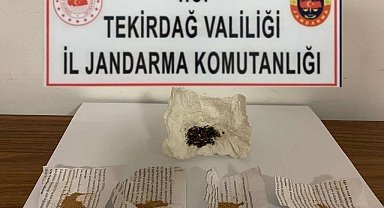 Tekirdağ'da silah ve uyuşturucu operasyonu