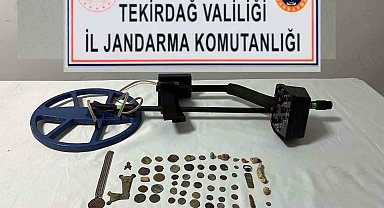 Tekirdağ'da tarihi eser operasyonu