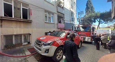 Tekirdağ'da yangın: 1 çocuk hastaneye kaldırıldı
