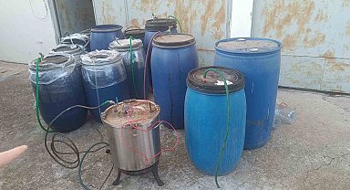 Tekirdağ'da yılbaşı öncesi 800 litre sahte içki ele geçirildi