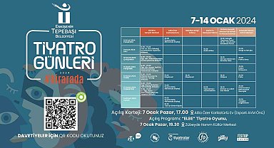 Tiyatro günleri Tepebaşı'nda