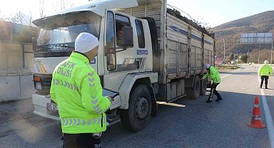 Tokat'ta Kış lastiği denetimleri başladı