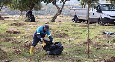 Toroslar Belediyesinden mesire alanlarında temizlik çalışması