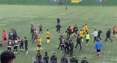 Trabzon'da Bölgesel Amatör Lig maçında olay