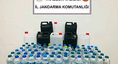 Trabzon'da yılbaşı öncesi jandarmadan sahte alkollü içki operasyonu