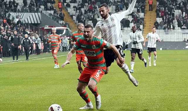 Trendyol Süper Lig: Beşiktaş: 1 - Alanyaspor: 1
