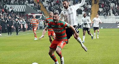 Trendyol Süper Lig: Beşiktaş: 1 - Alanyaspor: 1