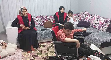 Türk Kızılay Silvan Şubesi tarafından bir vatandaşın tekerlekli sandalye ihtiyacı karşılandı